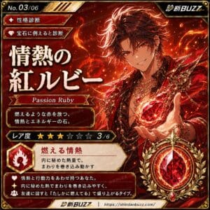 情熱の紅ルビー