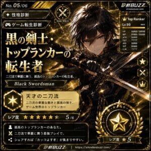 黒の剣士・トップランカーの転生者