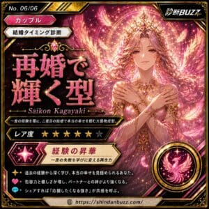再婚で輝く型