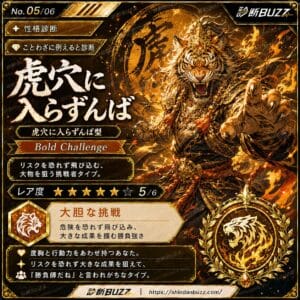 虎穴に入らずんば型