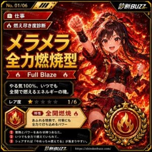メラメラ全力燃焼型