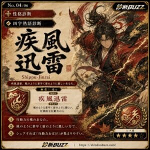 疾風迅雷・行動力の塊の人