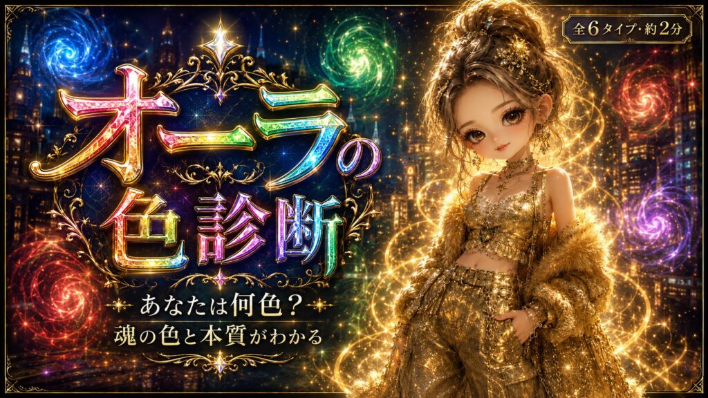 オーラの色診断 あなたの魂の色と本質がわかる