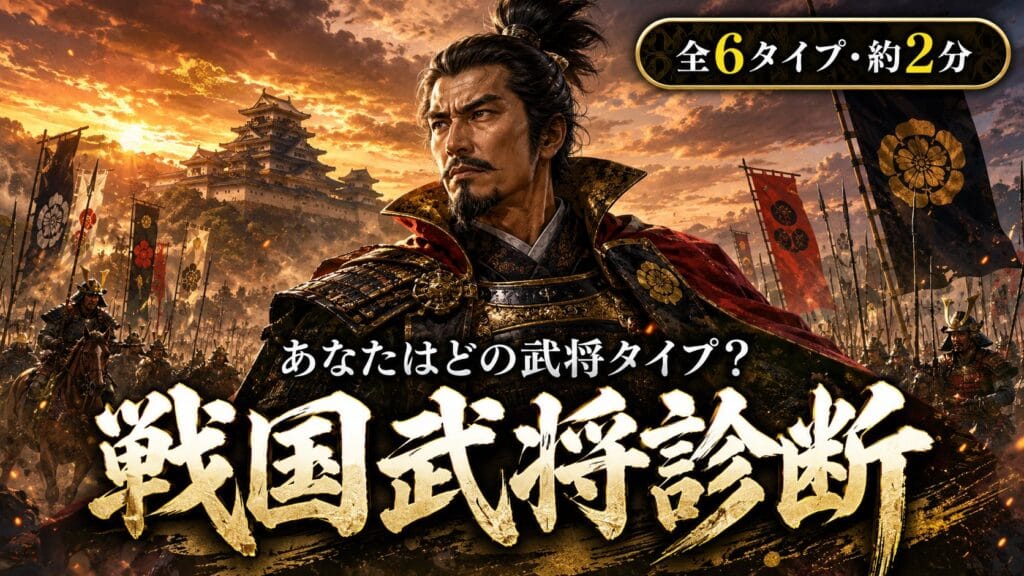 もし戦国武将だったら診断 あなたはどの武将タイプ?
