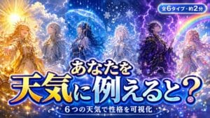あなたを天気に例えると?
