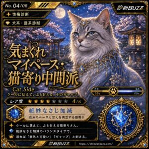 気まぐれマイペース・猫寄り中間派