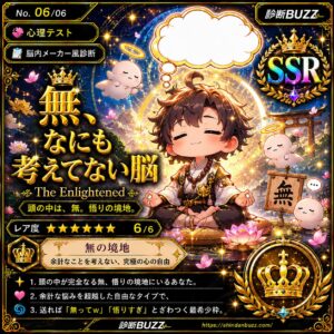 無、なにも考えてない脳