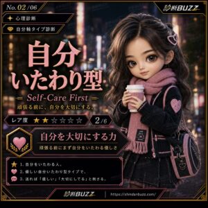 自分いたわり型
