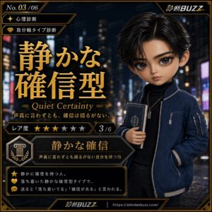 静かな確信型