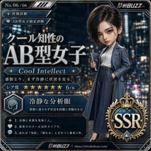 クール知性のAB型女子