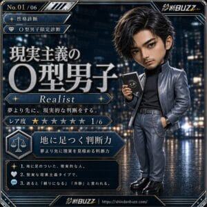 現実主義のO型男子