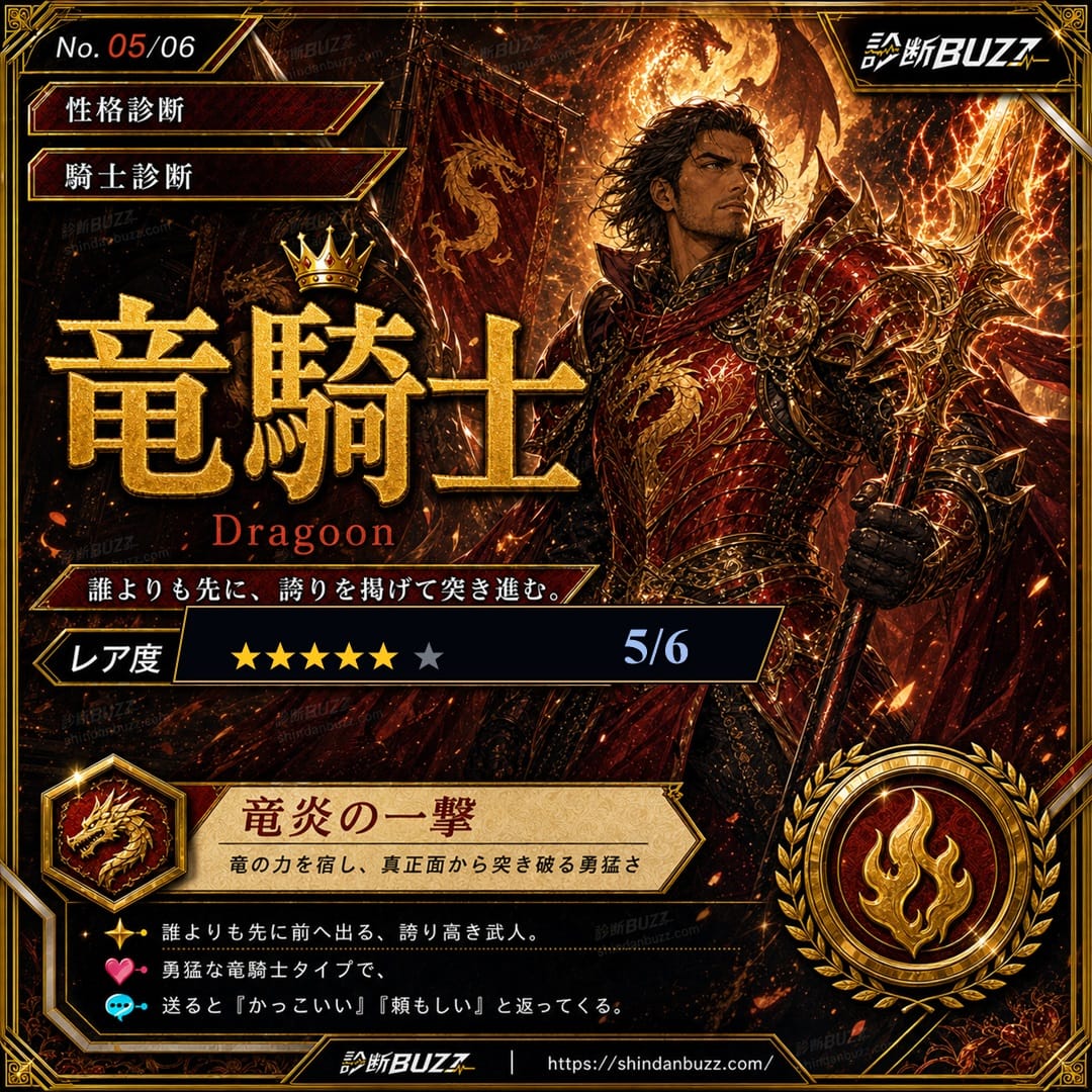 竜騎士 - 騎士診断 あなたを騎士に例えると？
