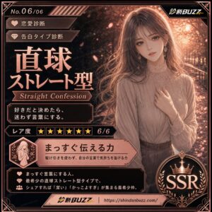 直球ストレート型