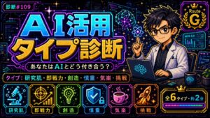 AI活用タイプ診断 あなたはAIとどう付き合う？