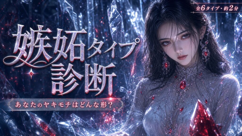 嫉妬タイプ診断 あなたのヤキモチはどんな形？